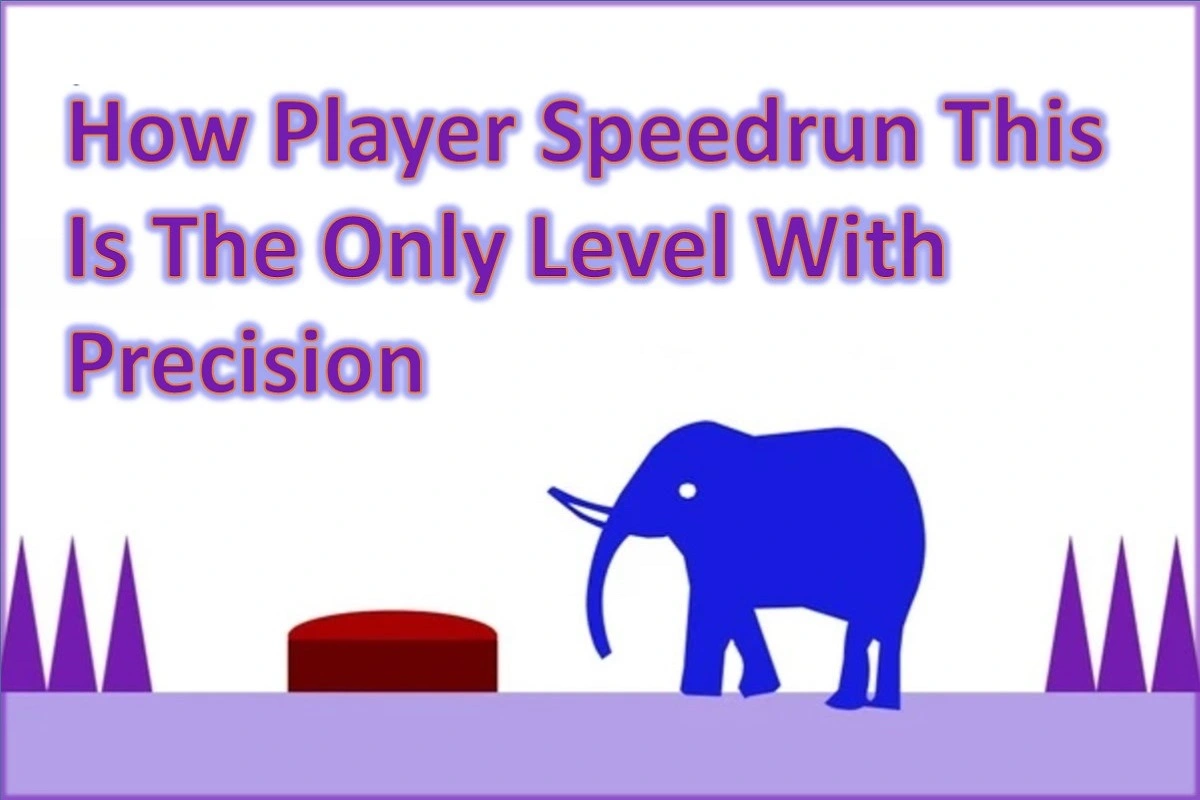 How Player Speedrun This Is The Only Level With Precision